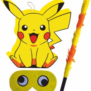 Piñata cumpleaños infantil grande hecha a mano Pikachu