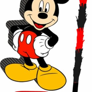 Piñata cumpleaños infantil grande hecha a mano mickey