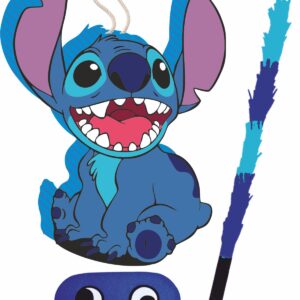 Piñata cumpleaños infantil grande hecha a mano Stitch