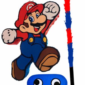 Piñata cumpleaños infantil grande hecha a mano Mario