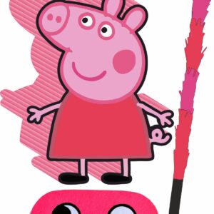 Piñata cumpleaños infantil grande hecha a mano Pepa