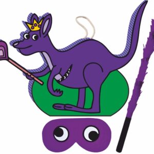 Piñata cumpleaños infantil grande hecha a mano Queen Bouncelina