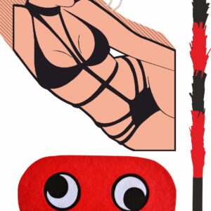 Piñata erótica adulto grande para despedida de soltero/soltera hecha a mano sexy5