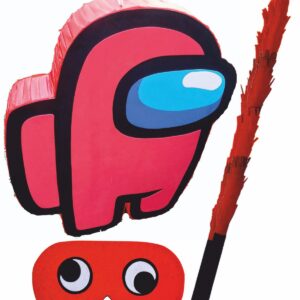 Piñata cumpleaños infantil grande hecha a mano Among Us