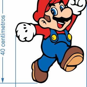 Piñata cumpleaños infantil grande hecha a mano Mario - 40x30x10 Centímetros