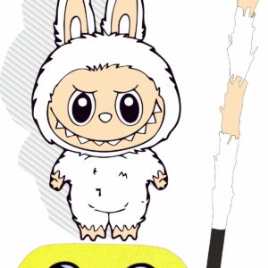 Piñata cumpleaños infantil grande hecha a mano Labubu