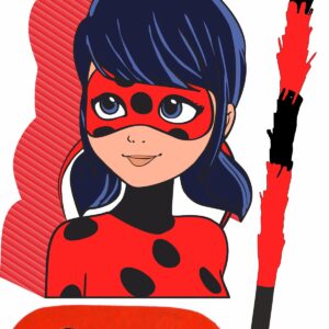 Piñata cumpleaños infantil grande hecha a mano Ladybug