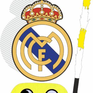 Piñata cumpleaños infantil grande hecha a mano Real Madrid