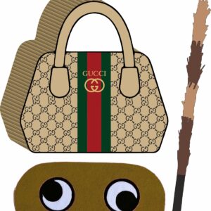 Piñata cumpleaños infantil grande hecha a mano Gucci