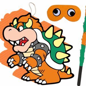 Piñata cumpleaños infantil grande hecha a mano Bowser