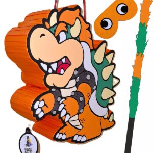 Piñata cumpleaños infantil grande hecha a mano Bowser