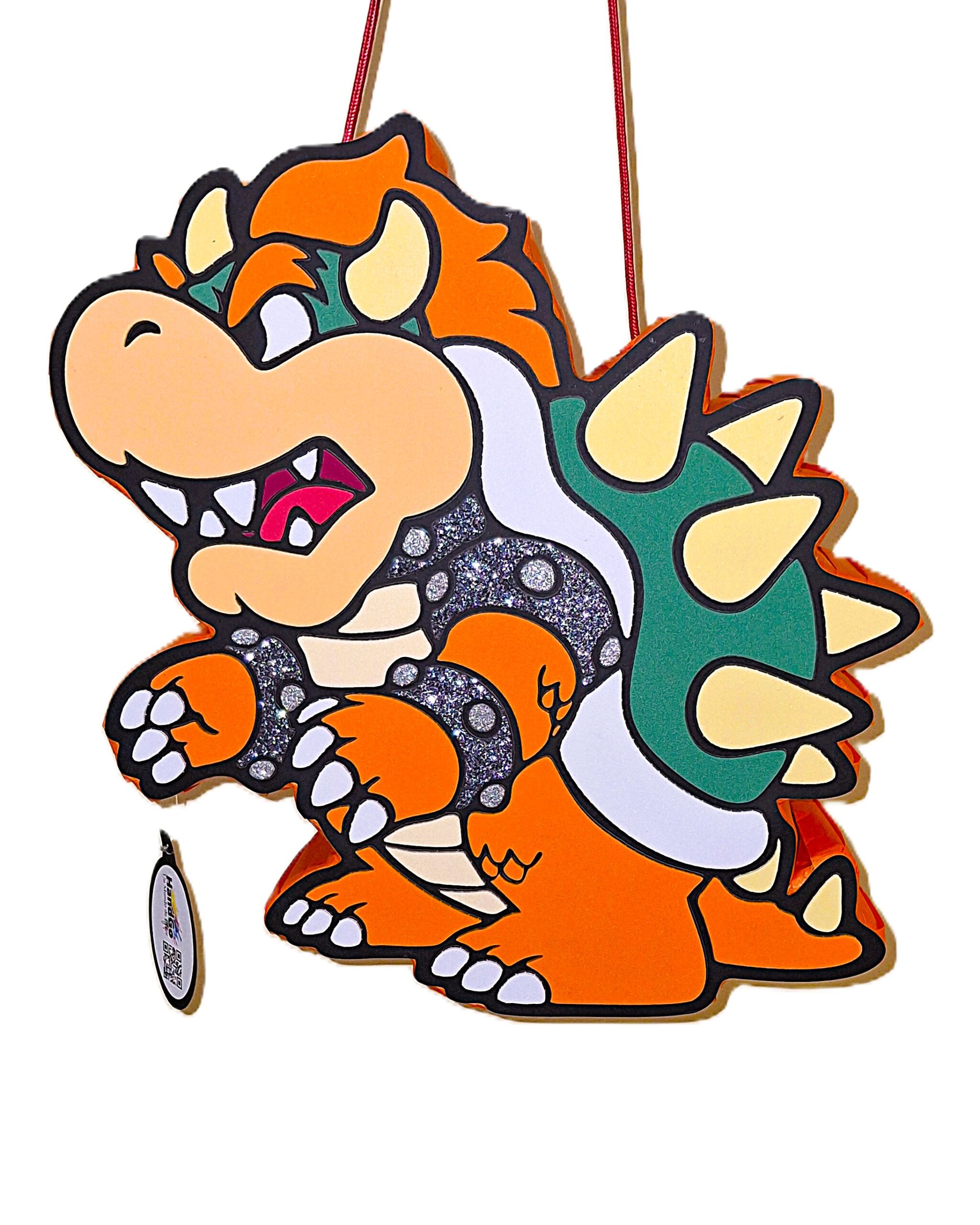 Piñata cumpleaños infantil grande hecha a mano Bowser - Imagen 3