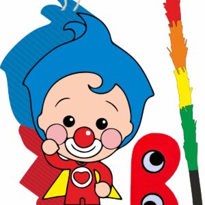 Piñata cumpleaños infantil grande hecha a mano Plim Plim