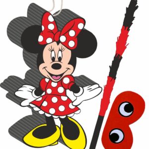 Piñata cumpleaños infantil grande hecha a mano minnie mouse