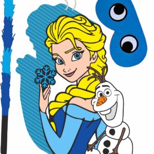 Piñata cumpleaños infantil grande hecha a mano Frozen