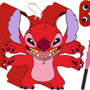 Piñata cumpleaños infantil grande hecha a mano Leroy Stitch