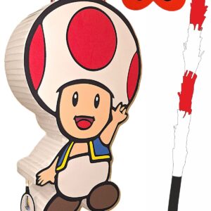 Piñata cumpleaños infantil grande hecha a mano Toad
