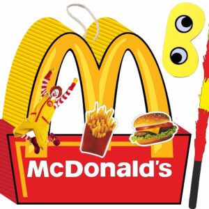 Piñata cumpleaños infantil grande hecha a mano McDonald´s