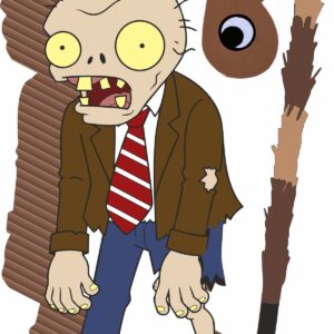Piñata cumpleaños infantil grande hecha a mano plants vs zombies (zombie)
